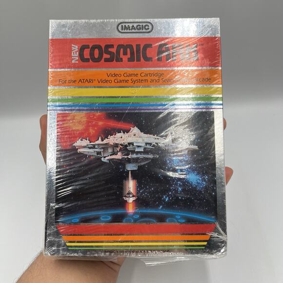 Atari 2600 Video Game Cartridge - Imagic Cosmic Ark - Sealed New - Picture 7 of 9
